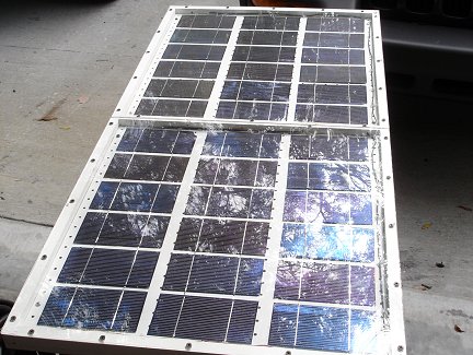 Законченная солнечная батарея